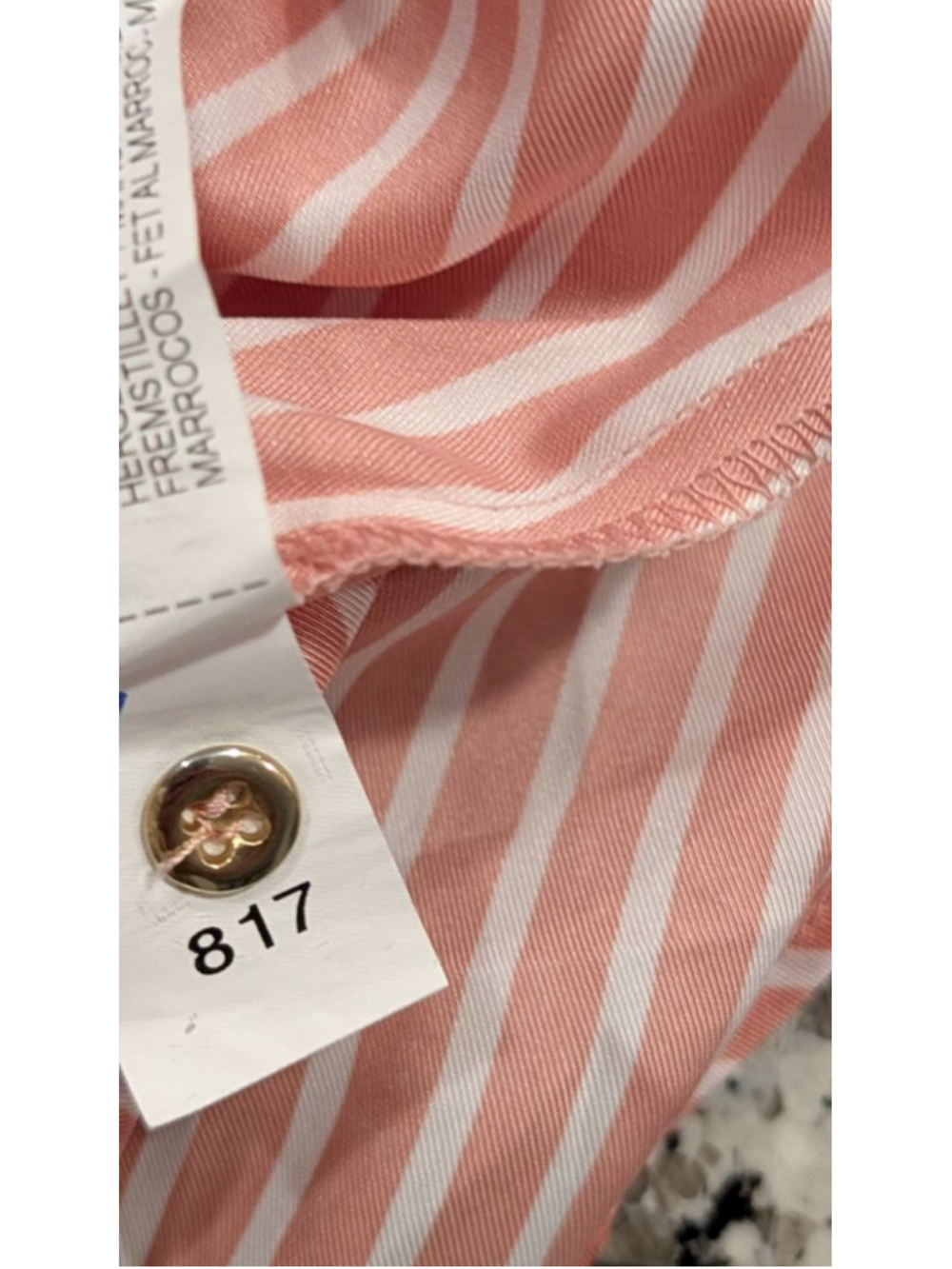 Women's Zara Coral White Striped Long Sleeve Wrap Dress S - Picture 10 of 10